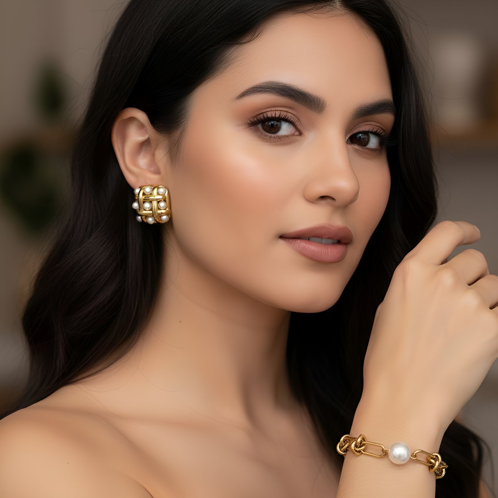 "FELICIA SET" Σκουλαρίκια-Βραχιόλι